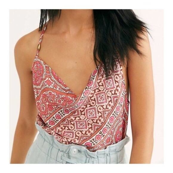 Free People Stevie Cowl Neck Tank Size Medium - Picture 6 of 6